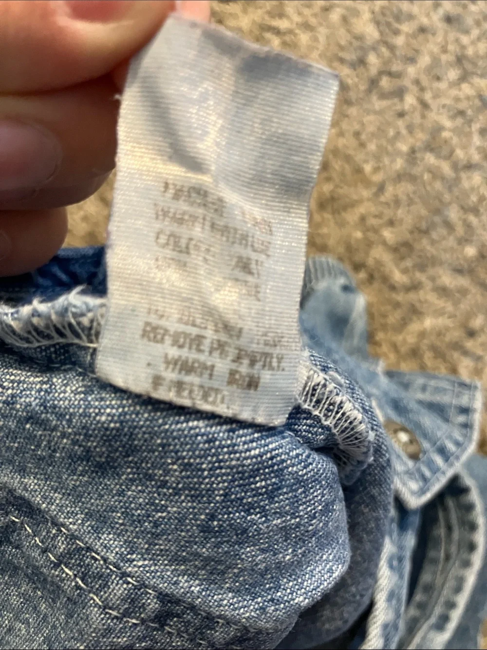 Vintage OshKosh B'gosh Vestbak Denim Kid’s Overalls
